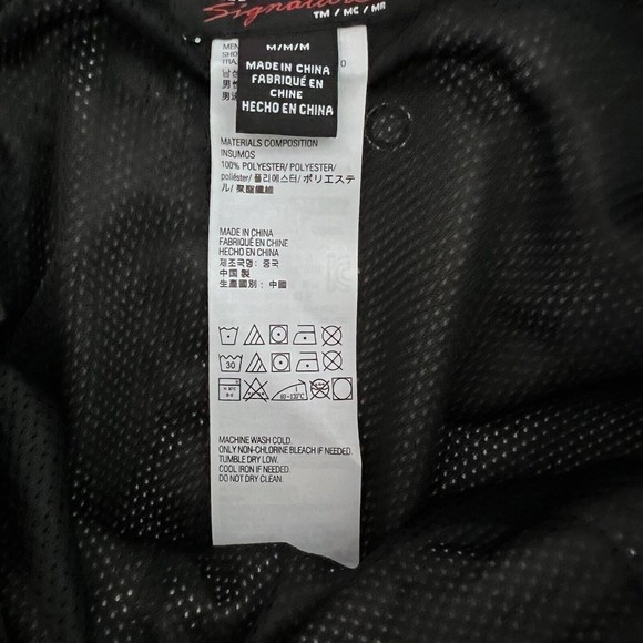 NWT Kirkland Signature Men's Medium Swim Shorts Black Gray Blue Print - Picture 6 of 16